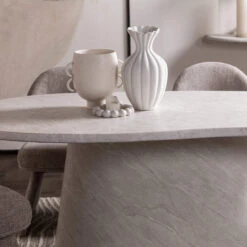 Glass House Solna 200cm Travertine Effect Dining Table -Housing Units Shop d31b4a9e77d9858b4e0973ea48738e20 1