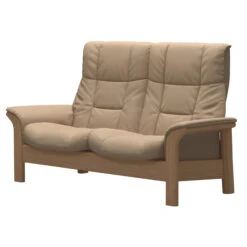 Stressless Buckingham 2 Seater Recliner Sofa In Paloma Beige & Oak – Quickship -Housing Units Shop d5958d09efc50de269a17b34c4c8a5cc 1