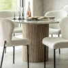 Rochelle 120cm Round Mango Wood & Marble Dining Table -Housing Units Shop d5aeb96cb724715b40dfc1d41d929113