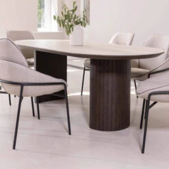 Belfort 220cm Brown Dining Table