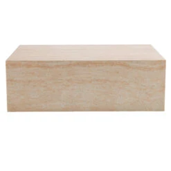 Marius Faux Travertine Coffee Table -Housing Units Shop d689da249c89d6b85626e8257463b91b 1
