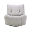 Marco Light Grey Fabric Power Glider Recliner Chair
