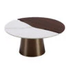 Bontempi Yang Medium Marble And Wood Coffee Table -Housing Units Shop d8ce0c5a6a3a880d77c2049c3964b138