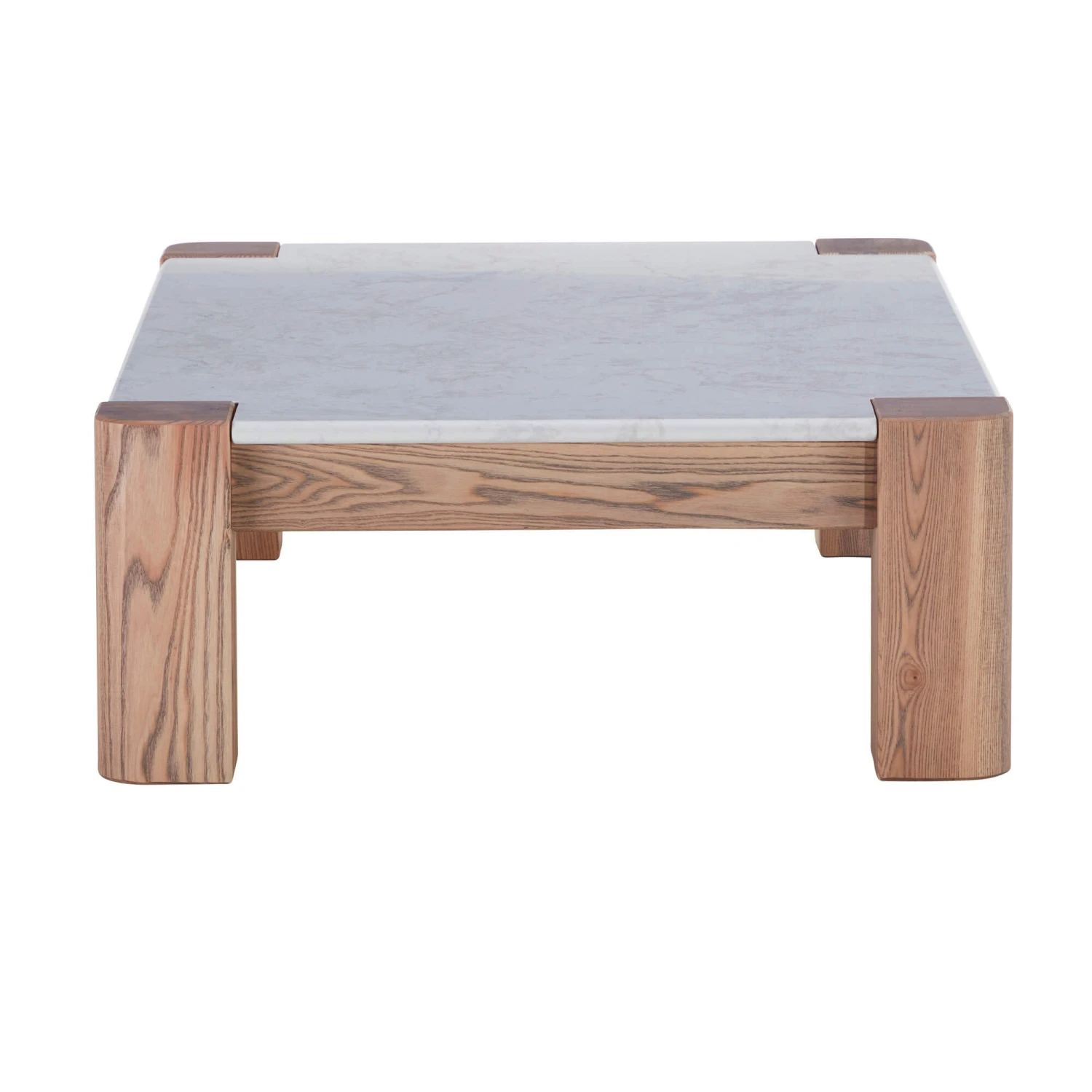 Tivoli Brushed Oak Coffee Table With Marble Top 5 Tivoli Brushed Oak Coffee Table With Marble Top - Image 3