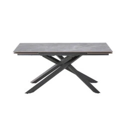 Rossini Extending Sintered Stone Dining Table With 6 Constance Grey Dining Chairs -Housing Units Shop d94d06fc379a1f8192b9cd57f4270e5c