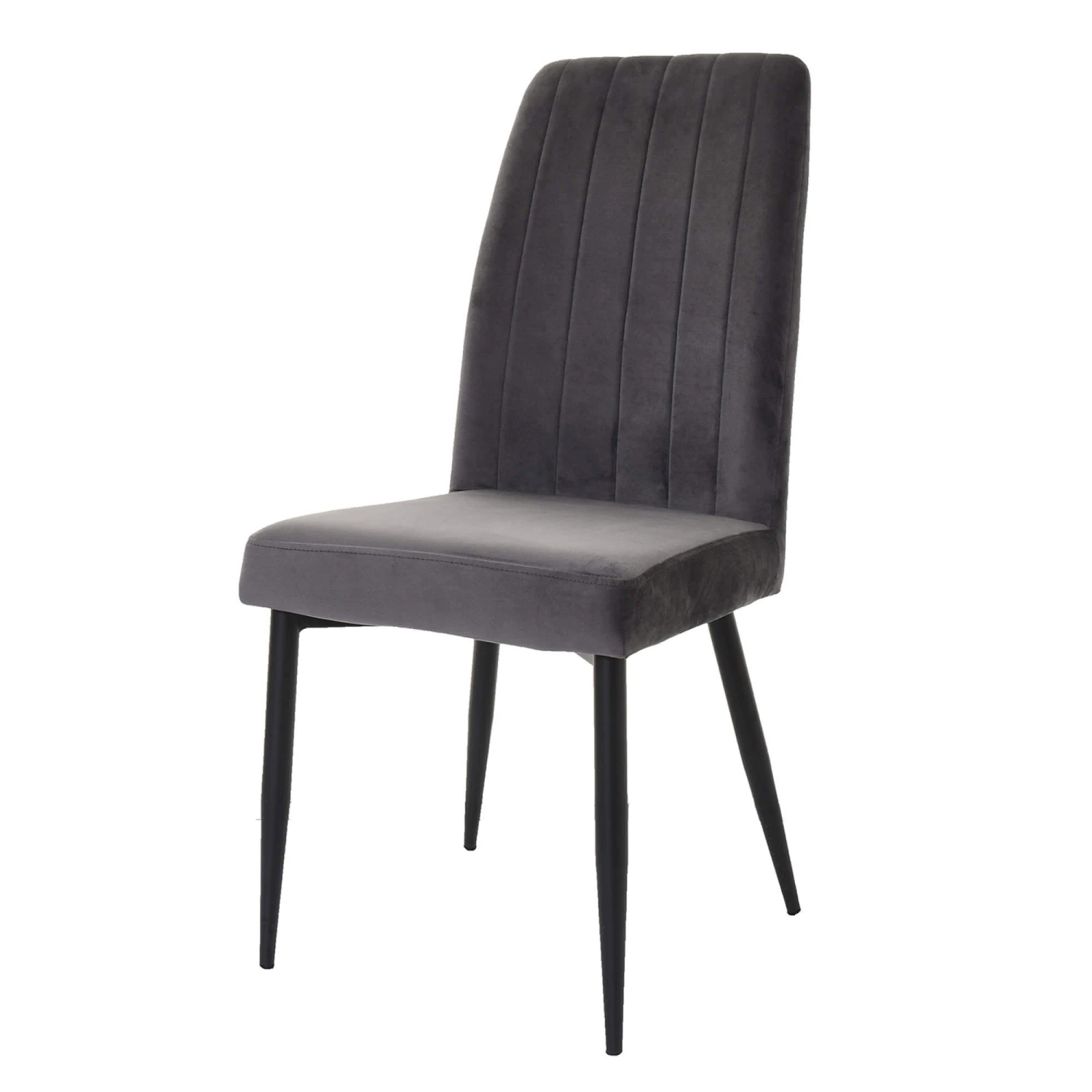 Nero Extending Dining Table With 4 Bettina Grey Velvet Dining Chairs 7 Nero Extending Dining Table With 4 Bettina Grey Velvet Dining Chairs - Image 5