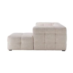 Cosima Cream Textured Fabric Left Hand Chaise Sofa -Housing Units Shop dc4d6f076c00097b7db0fbb5e0cf7f08