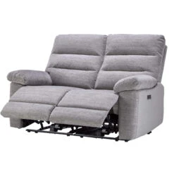 Dante Grey Fabric 2 Seater Electric Recliner Sofa -Housing Units Shop dcb03167dd30001f734a6a9e8b465d3c