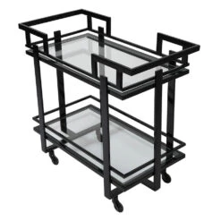 Renee Black Drinks Trolley Two Tier -Housing Units Shop dcc286f47f1a70dedb092937dd13164e