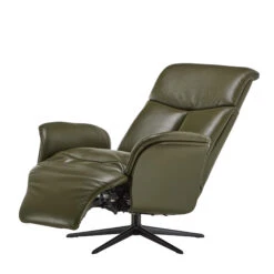 Kasava Green Semi Aniline Leather Power Recliner Chair -Housing Units Shop ddeab0e7036e7e6264c12f3ca9437381