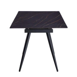 Nero Black & Bronze Extending Sintered Stone Dining Table -Housing Units Shop dfbf0c9dfef7ef53182ee8b5a28eec78