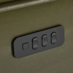 Kasava Green Semi Aniline Leather Power Recliner Chair -Housing Units Shop e0a2c43c48785bd383abf5bfd2f80a36