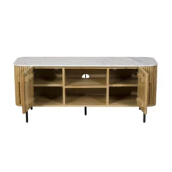 Rochelle Mango Wood & Marble TV Unit -Housing Units Shop e0b58b87a4a13a5184820818b6794207