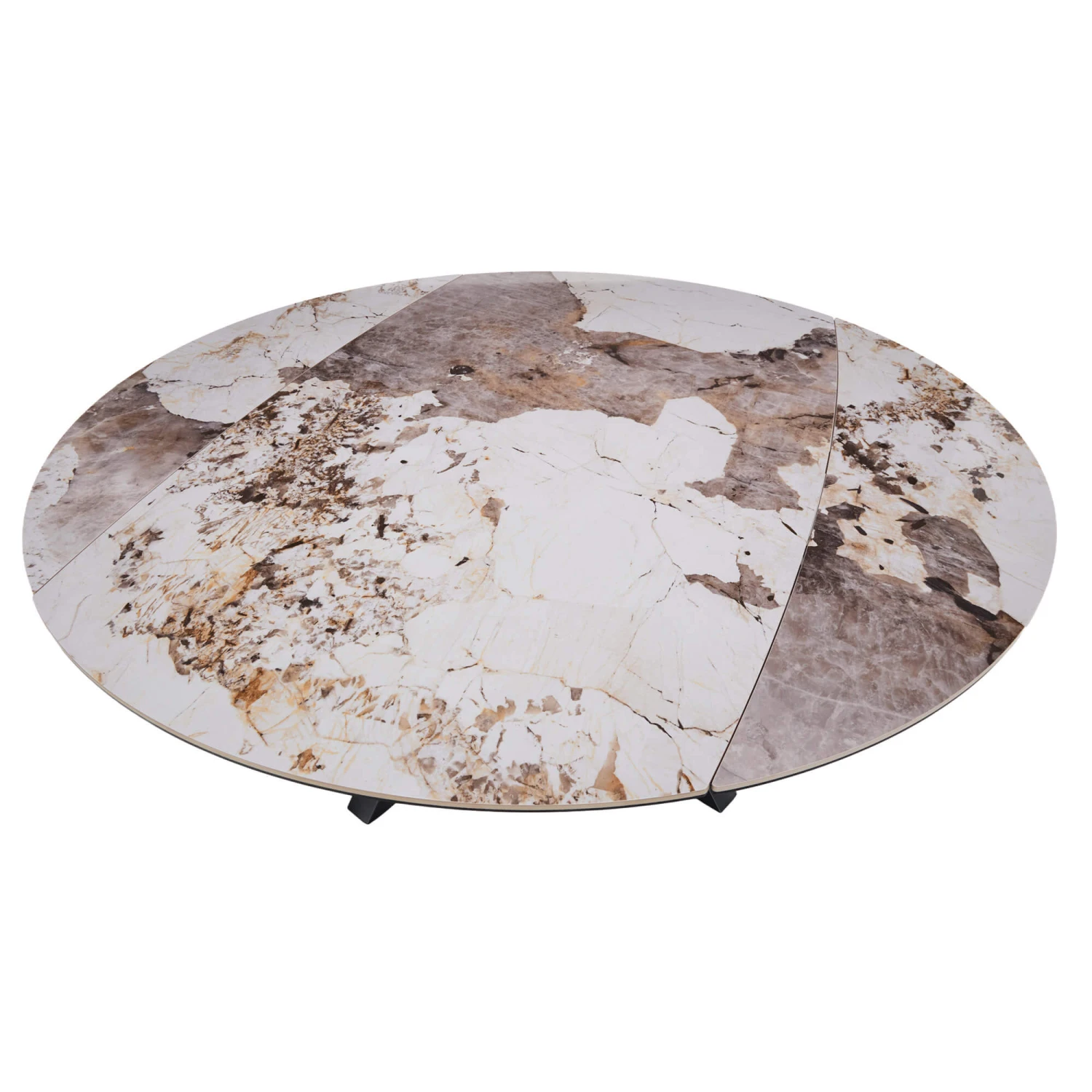 Fiora Casa Volari Round Ceramic Extending Dining Table 8 Fiora Casa Volari Round Ceramic Extending Dining Table - Image 6