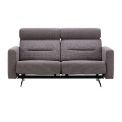 Stressless Stella 2 Seater Sofa In Holly Greige Fabric & Matt Black -Housing Units Shop e478a82f5504cb76baa63be3ca96cb3b 1