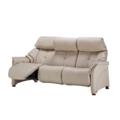 Himolla Chester Cream Leather 3 Seater Manual Recliner Sofa -Housing Units Shop e515c182d3308ddfa1c2ff51d92b2a87