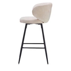 Richmond Interiors Mimi Beige Chenille Fabric Bar Stool 8 Richmond Interiors Mimi Beige Chenille Fabric Bar Stool -Housing Units Shop e53cafcd5a930f3ba859ea0b72909f0d