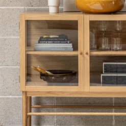 Aarhus Natural Oak And Glass Sideboard 15 Aarhus Natural Oak And Glass Sideboard -Housing Units Shop e548bf3a8ee1964977627c5614c4052a 1