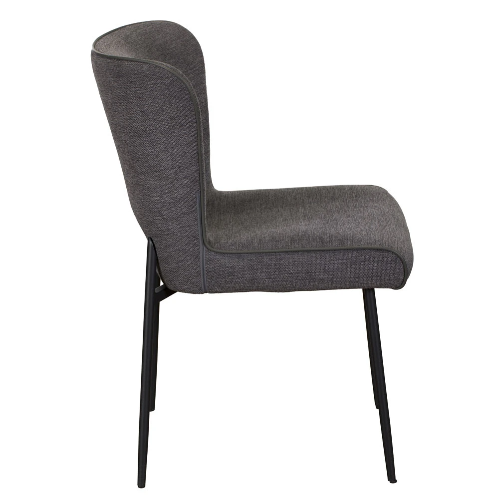 Allegri Extending Sintered Stone Top & Grey Leg Dining Table With 4 Mina Dark Grey Dining Chairs 11 Allegri Extending Sintered Stone Top & Grey Leg Dining Table With 4 Mina Dark Grey Dining Chairs - Image 9