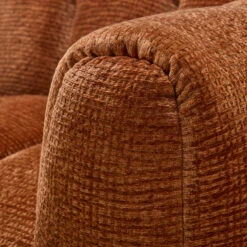 Durante Burnt Orange Boucle Fabric Sofa -Housing Units Shop e81ebff069665520e8878aa8920f17cd