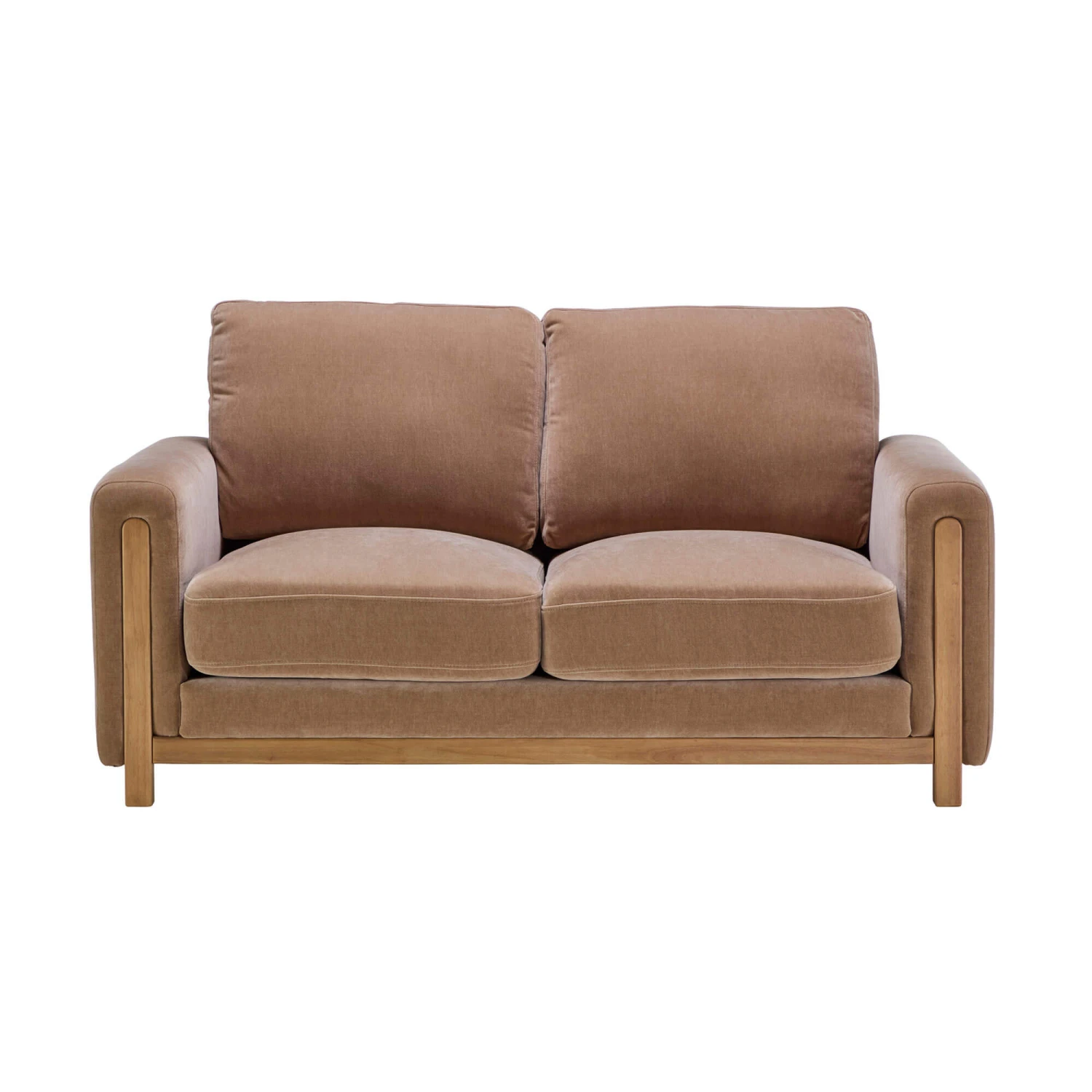 Leila Fawn Fabric Loveseat 4 Leila Fawn Fabric Loveseat - Image 2