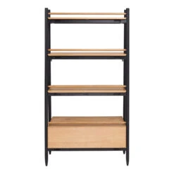 Ercol Monza Black Oak Open Shelving Unit -Housing Units Shop e937002bd4db2699b15d89ce58ce41dc