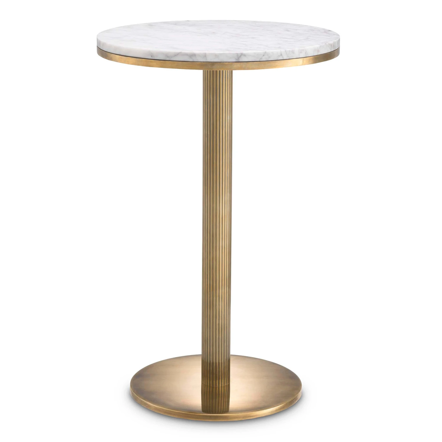 Eichholtz Tavolara White Marble And Vintage Brass Side Table 3 Eichholtz Tavolara White Marble And Vintage Brass Side Table