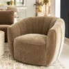 Lara Brown Fabric Swivel Chair -Housing Units Shop eaee202e9482eea36dddb72970218db4