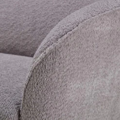 Adrienne Grey Boucle Fabric Loveseat 11 Adrienne Grey Boucle Fabric Loveseat -Housing Units Shop eb626f6251700e8427c5781e27ebfb08