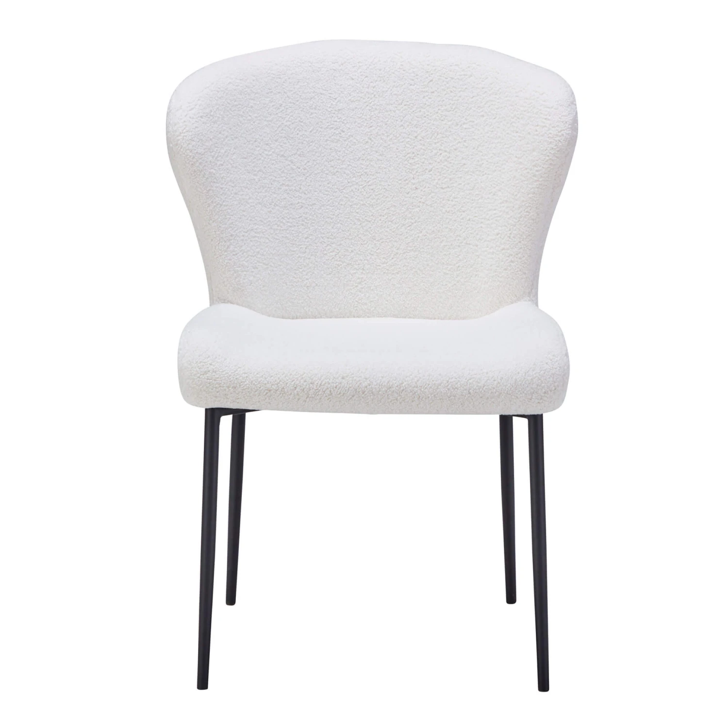 Savona Bone 130cm Round Marble Effect Dining Table & 4 Gabriel White Boucle Fabric Dining Chair 6 Savona Bone 130cm Round Marble Effect Dining Table & 4 Gabriel White Boucle Fabric Dining Chair - Image 4