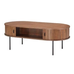 Annika Smoked Oak Slatted Sliding 2 Door Coffee Table -Housing Units Shop edccd1b52c5e183ac210ea13fdf2ea15 1