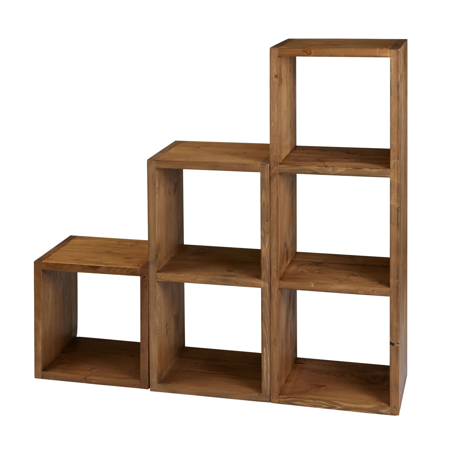 Old Wood Reclaimed Timber Indiana Brown Three Storage Cube 7 Old Wood Reclaimed Timber Indiana Brown Three Storage Cube - Image 5