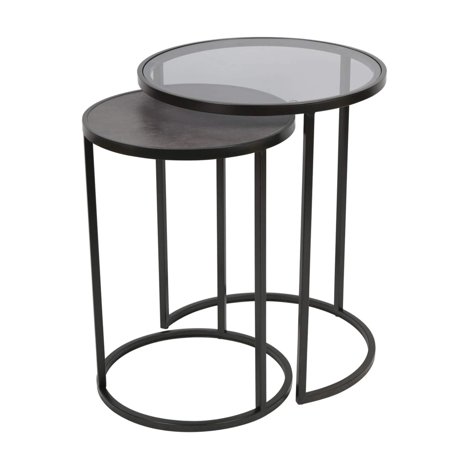 Libra Turner Set Of 2 Round Nesting Side Tables 3 Libra Turner Set Of 2 Round Nesting Side Tables