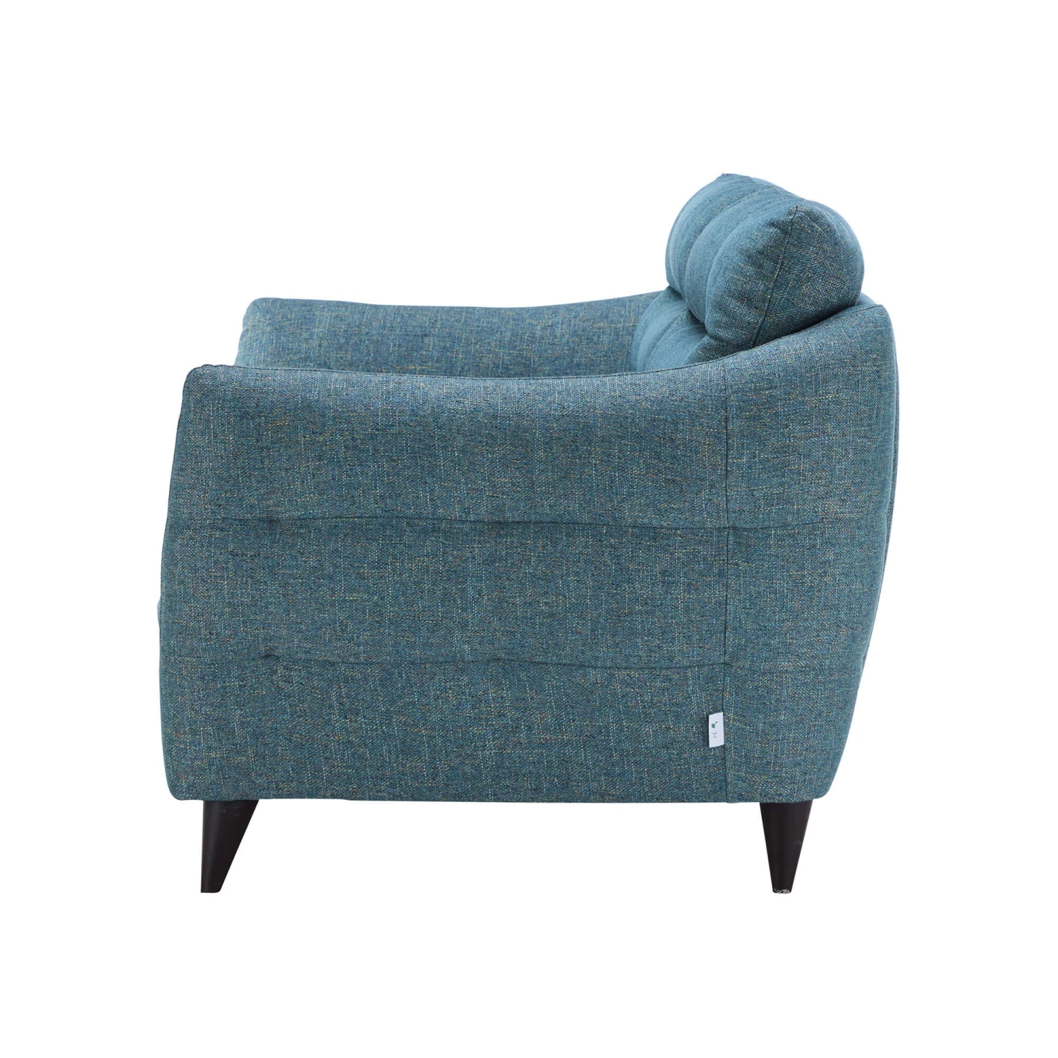 Carrera Teal Blue Fabric 2 Seater Sofa 5 Carrera Teal Blue Fabric 2 Seater Sofa - Image 3