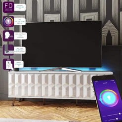 Frank Olsen Elevate White LED And Intelligent Eye TV Unit -Housing Units Shop f2f0cbf5a303a511350b6c933e344ff5