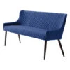 Toby Blue Velvet Dining Sofa Bench -Housing Units Shop f6248468b9c8b7bdcf9bfae80acd787c