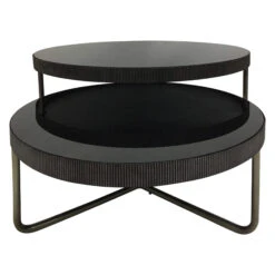 Libra Knightsbridge Black Glass Nest Of 2 Coffee Tables -Housing Units Shop f69fc2da748dd09c1a1e5a6c4ccddd73