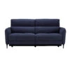 Alicia Blue Fabric 3 Seater Electric Recliner Sofa