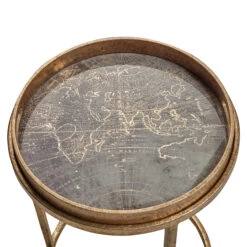 Libra Vienna Atlas Set Of 2 Side Tables In Antique Gold -Housing Units Shop f810eb0e7bc7dae6520d7160a41312ef