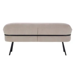 Faith Beige Fabric Dining Bench -Housing Units Shop f8523e97d7fcb36f984ac00186e054f3