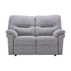 G Plan Seattle Light Grey Fabric 2 Seater Fixed Sofa