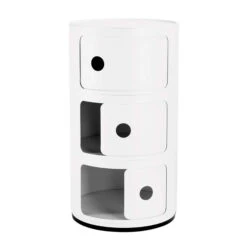 Kartell Componibili White Recycled 3 Drawer Unit -Housing Units Shop fbad83d0b84e377e432291f38f19a62c