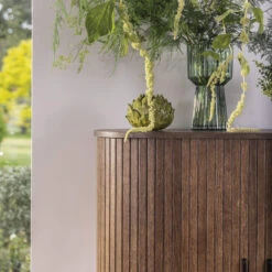 Annika Smoked Oak Slatted Sliding 2 Door Cabinet 25 Annika Smoked Oak Slatted Sliding 2 Door Cabinet -Housing Units Shop fc0c7e262367c1a5ec82e7e7fccb1681