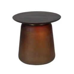 Glass House Tryst Brown Glass Coffee Table