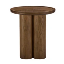 Olivia James Eden Elm Wood Lamp Table